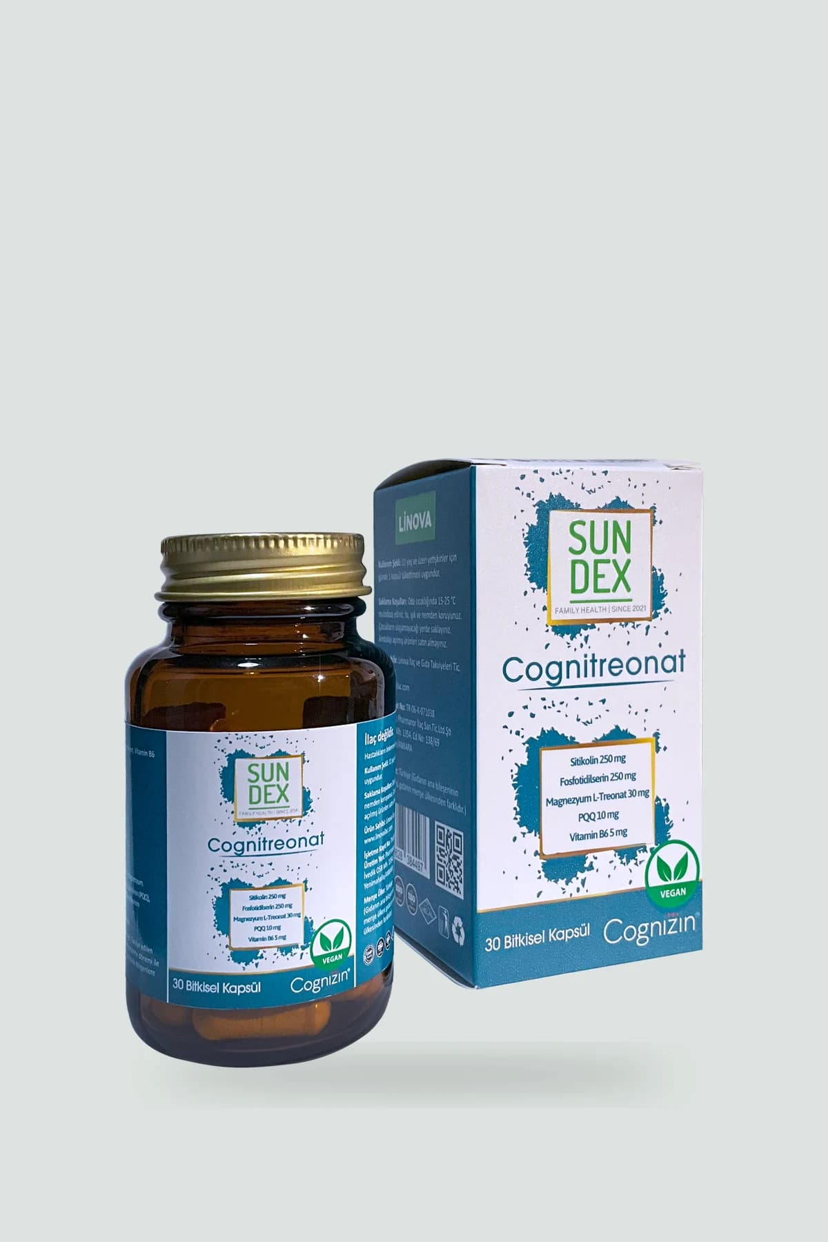 SUNDEX Cognitreonat, 30 Bitkisel Kapsül