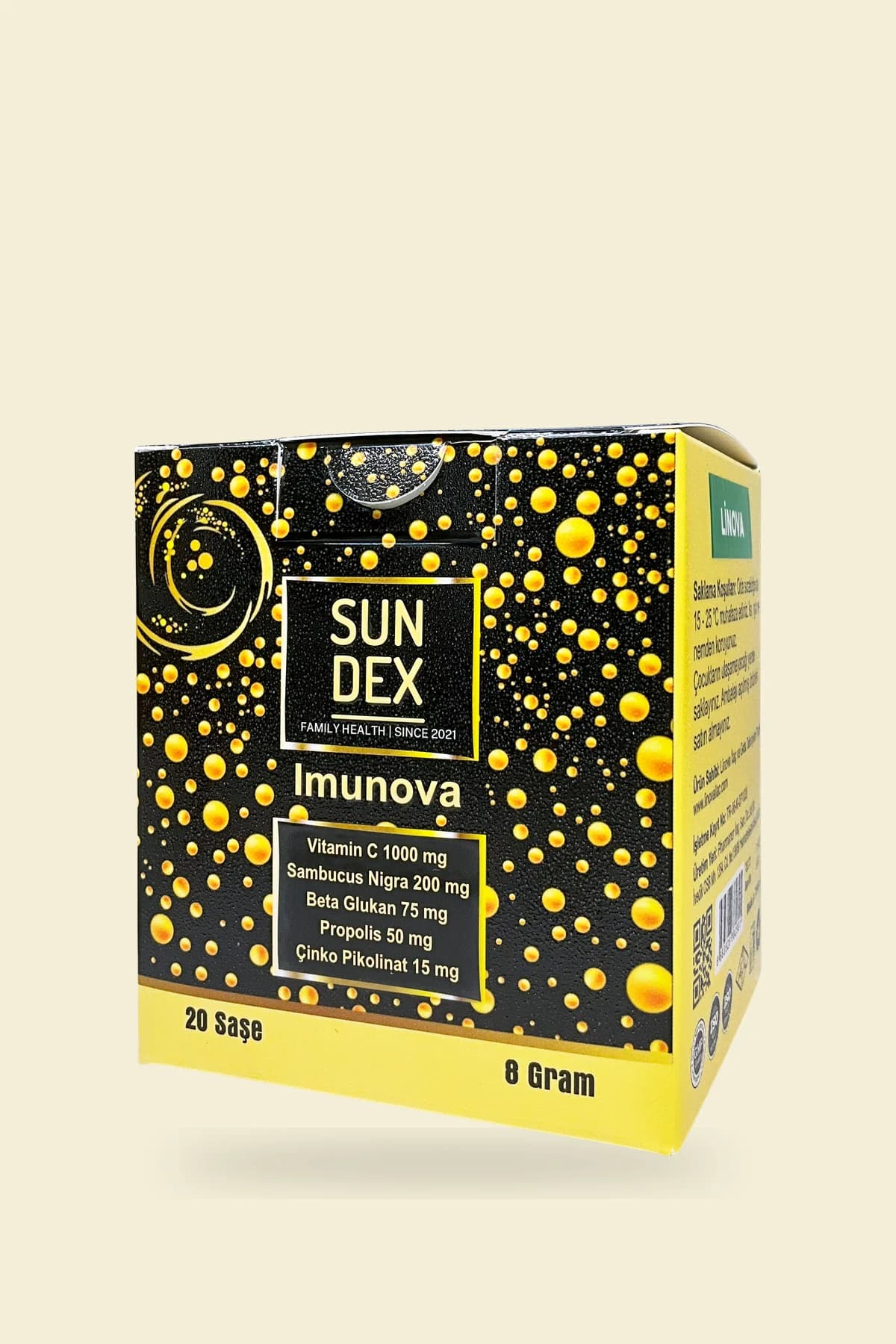 SUNDEX Imunova, 20 Saşe