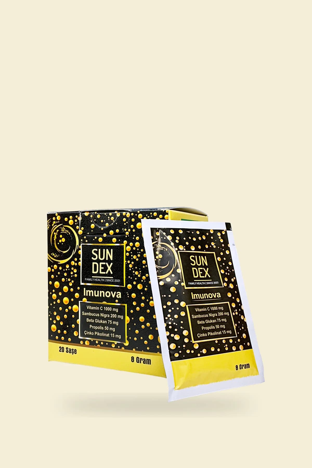 SUNDEX Imunova, 20 Saşe