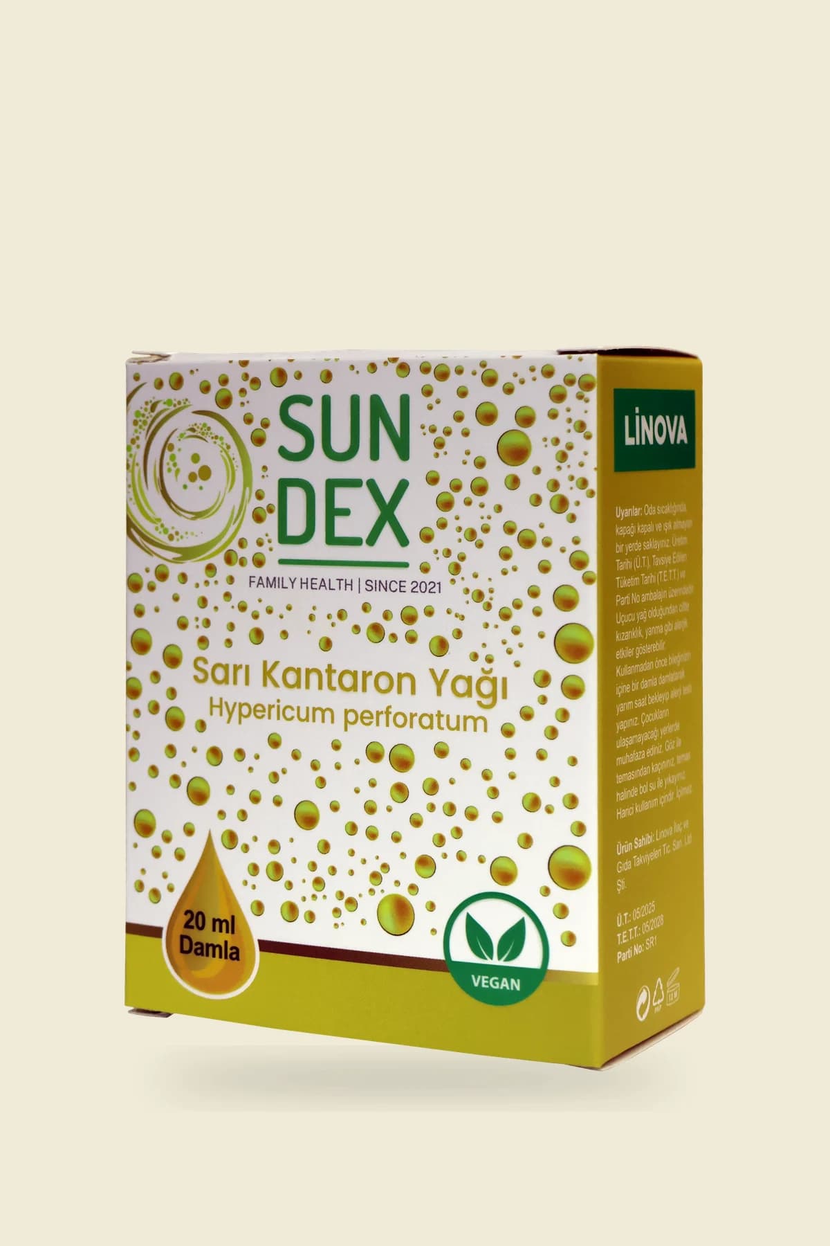 SUNDEX Sarı Kantaron Yağı, 20 ml