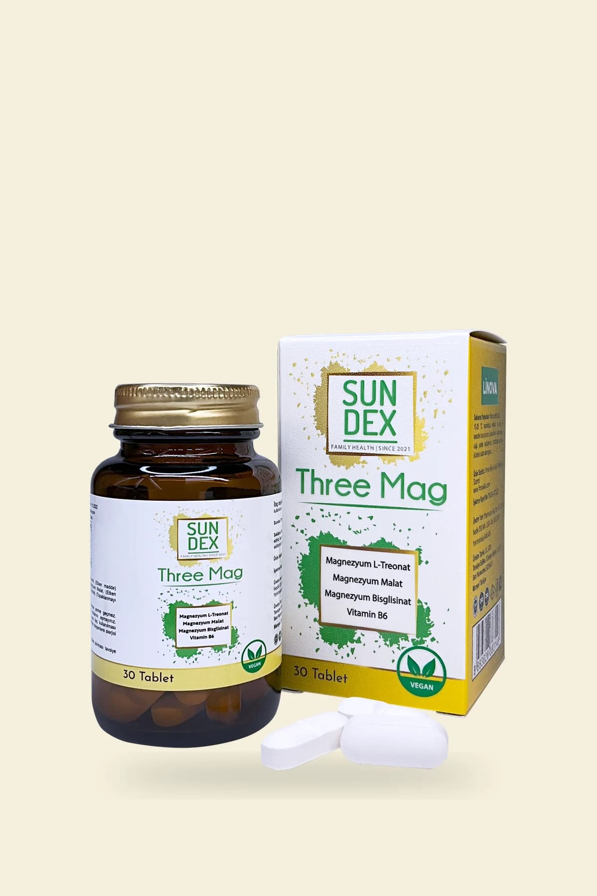 SUNDEX Three Mag, 30 Tablet