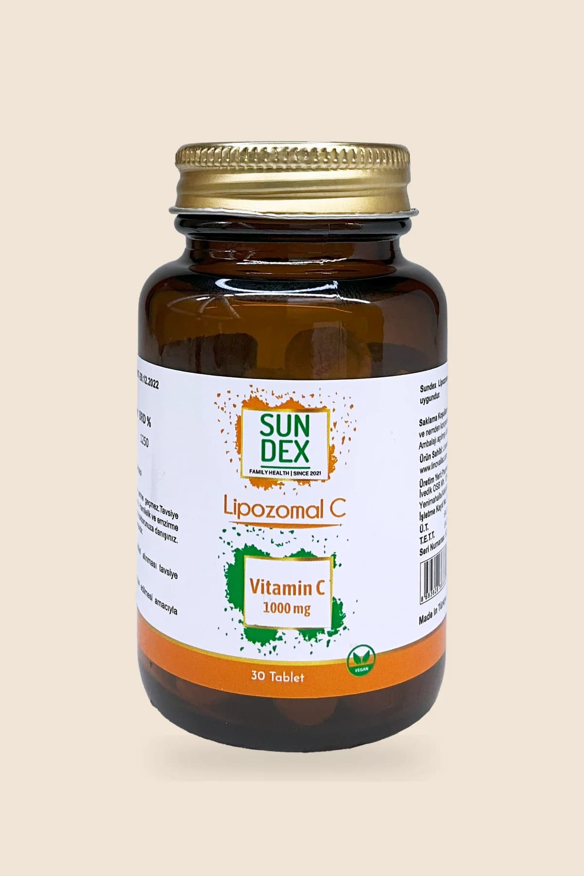 SUNDEX Lipozomal C, 30 Tablet