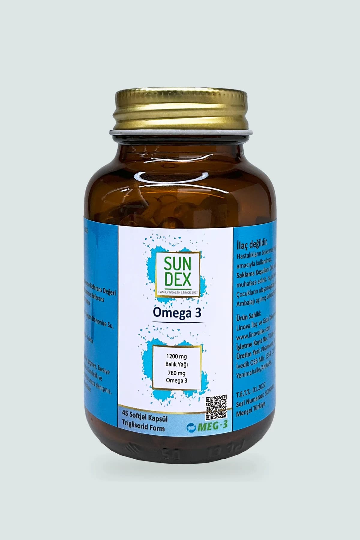 SUNDEX Omega 3, 45 Softjel Kapsül