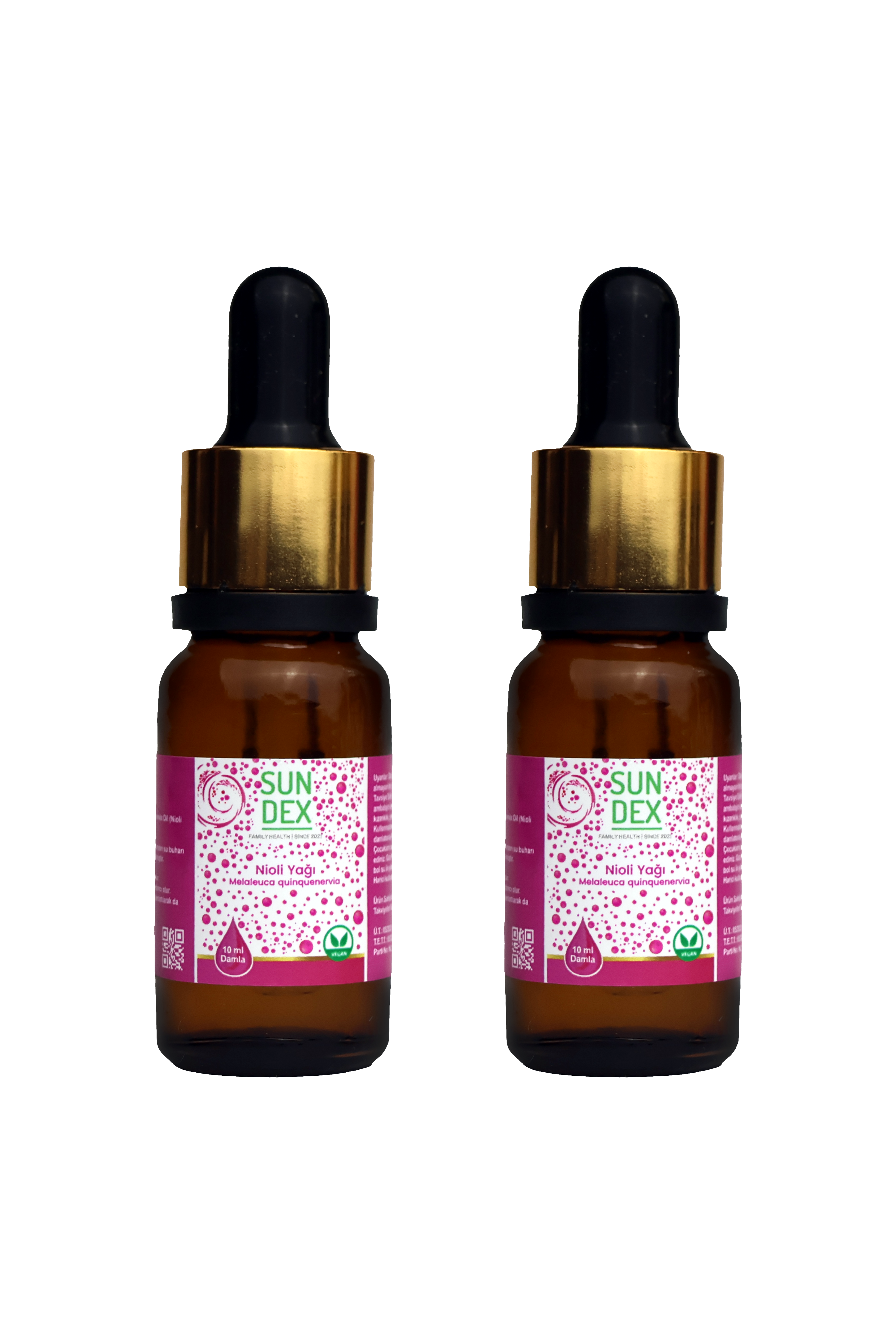 SUNDEX 2’li Paket Nioli Yağı %100 Saf 10 ml