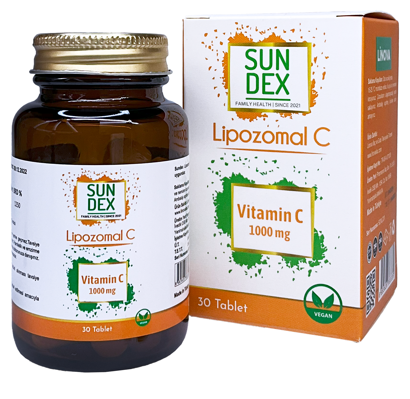 SUNDEX Lipozomal C 1000 mg 30 Tablet