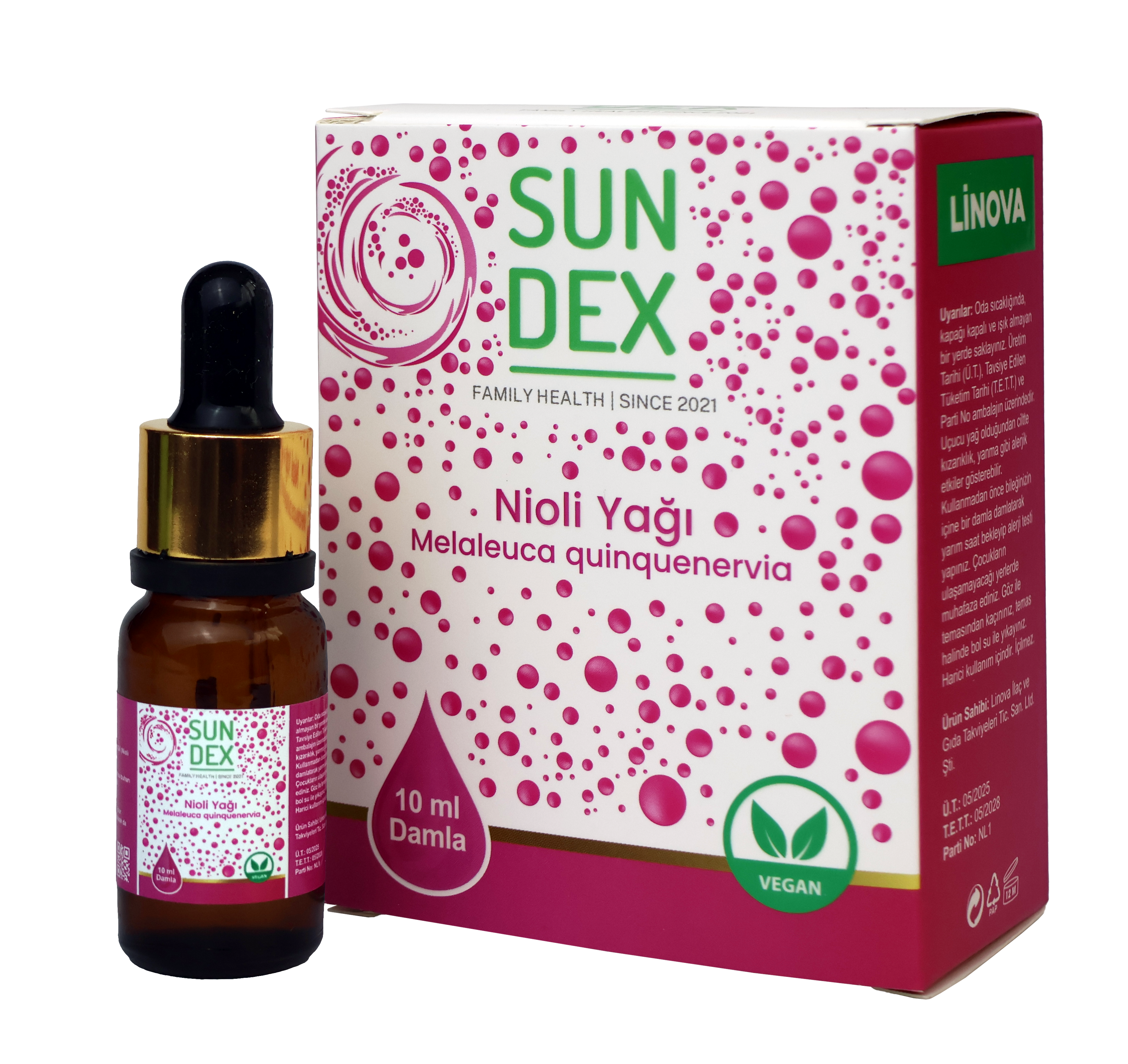 SUNDEX Nioli Yağı %100 Saf 10 ml