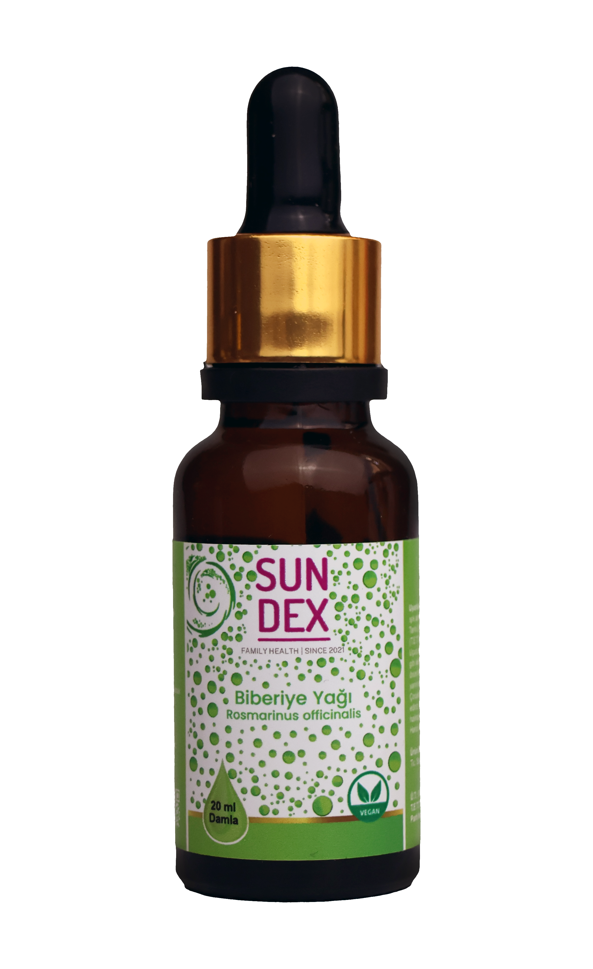 SUNDEX Biberiye Yağı %100 Saf 20 ml