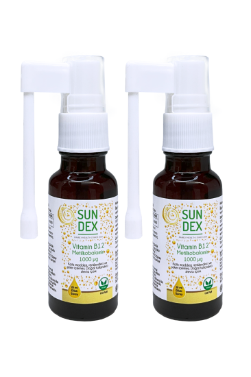 SUNDEX 2’li Paket Vitamin B12