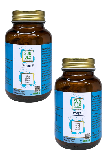 Sundex 2’li Paket Omega 3 1200 mg