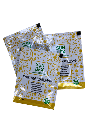 Sundex 2’li Paket Calcium Three Mag 30 Saşe