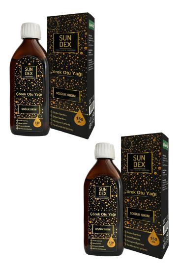 Sundex 2’li Paket Soğuk Sıkım Çörek Otu Yağı