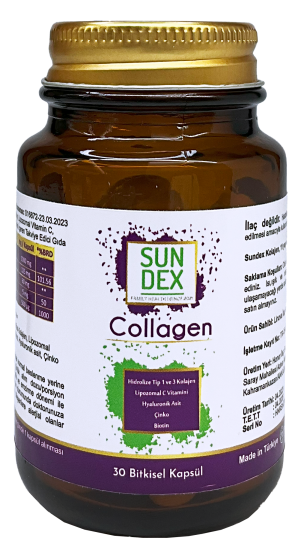 Sundex Collagen 30 Bitkisel Kapsül