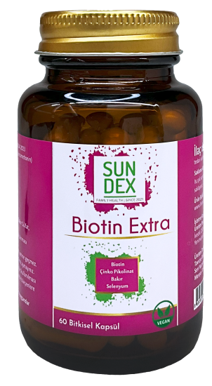 Sundex Biotin Extra 60 Bitkisel Kapsül