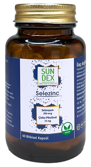 Sundex Selezinc 60 Bitkisel Kapsül