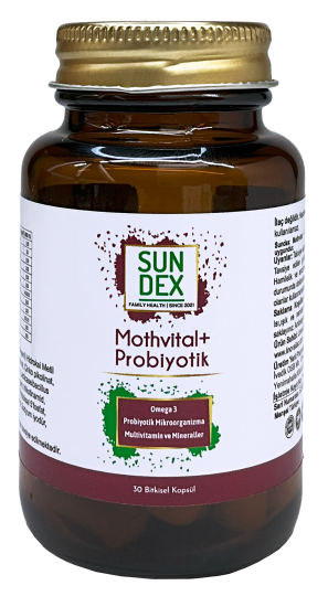 Sundex Mothvital+Probiyotik 30 Bitkisel Kapsül