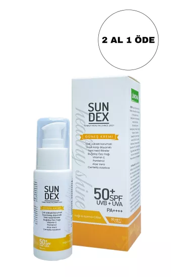 Sundex Healthy Shine SPF 50+ Yüz Güneş Kremi Yağlı ve Karma Ciltler